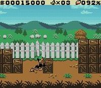 une photo d'Ã©cran de Daffy Duck - Un Tresor de Canard sur Nintendo Game Boy Color